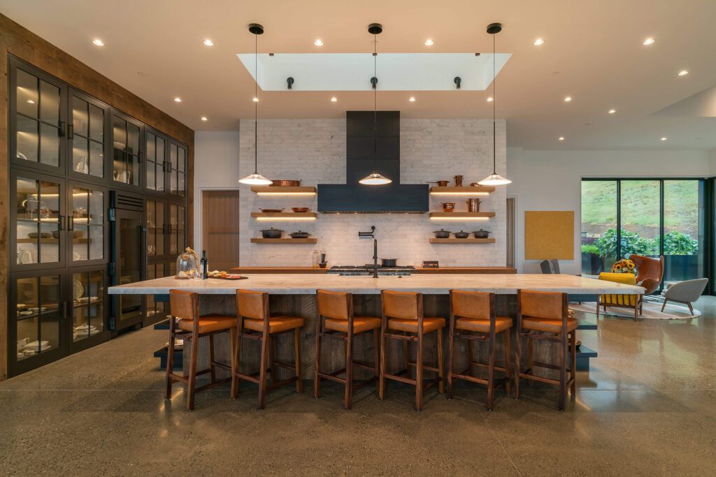 Kitchen - Contemporary Hillside Estate built by Nordby Signature Homes